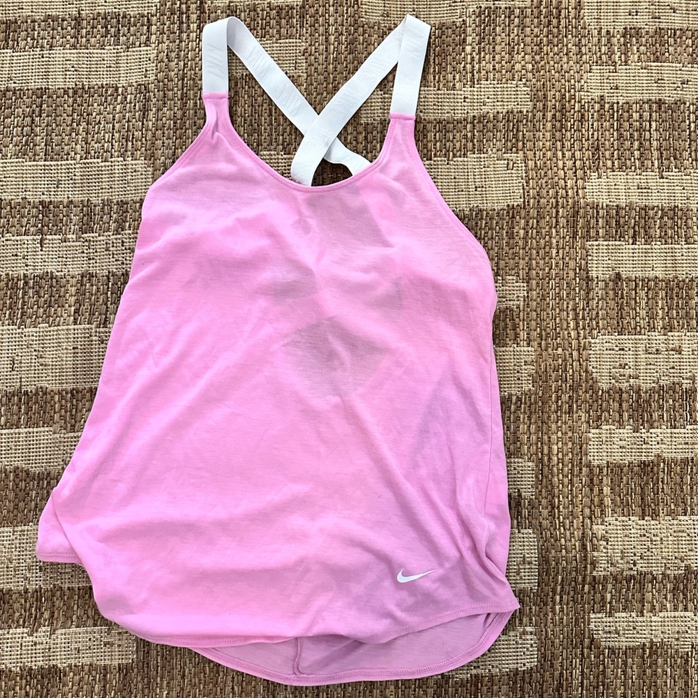 NEVER WORN- Nike Pink Dri Fit Training Top - Picture 1 of 8